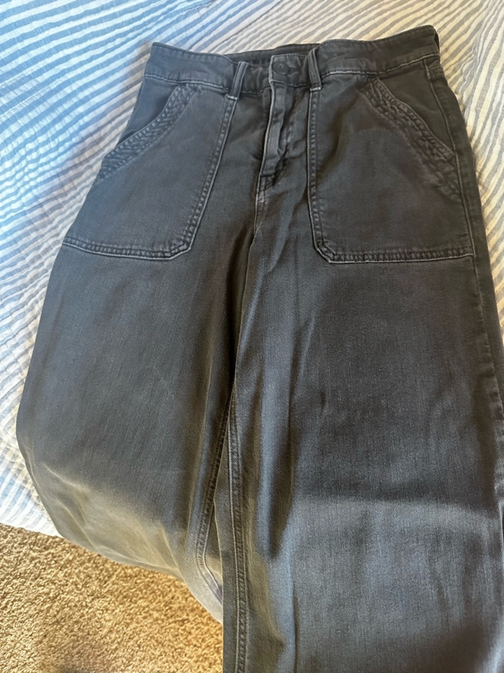 American Eagle Outfitters Charcoal Stretch Jeans